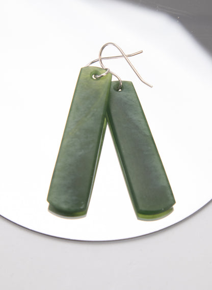 Pounamu Drop Earrings