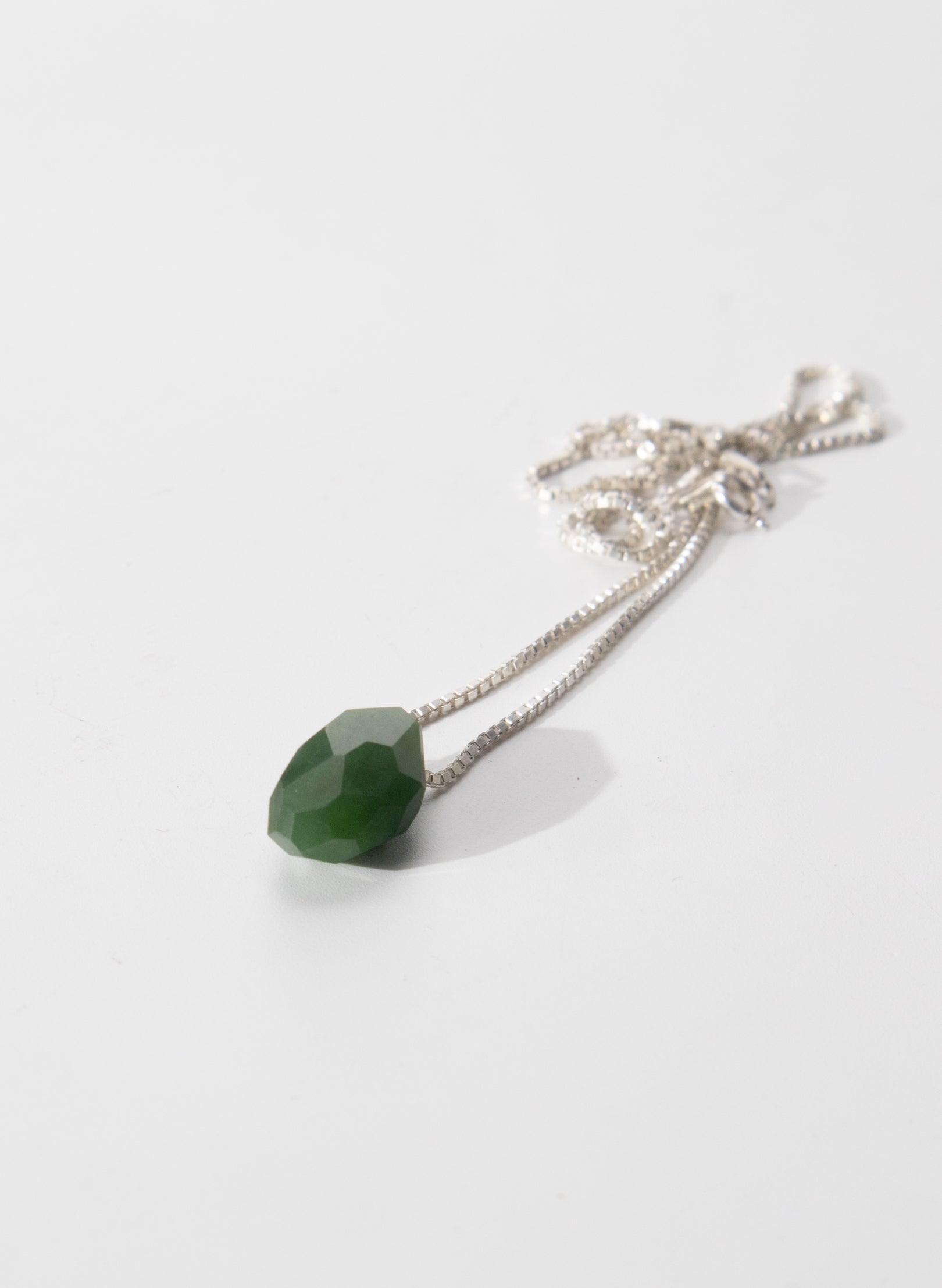 Faceted Rock Pounamu Pendant