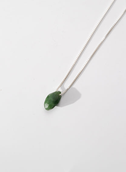 Faceted Rock Pounamu Pendant