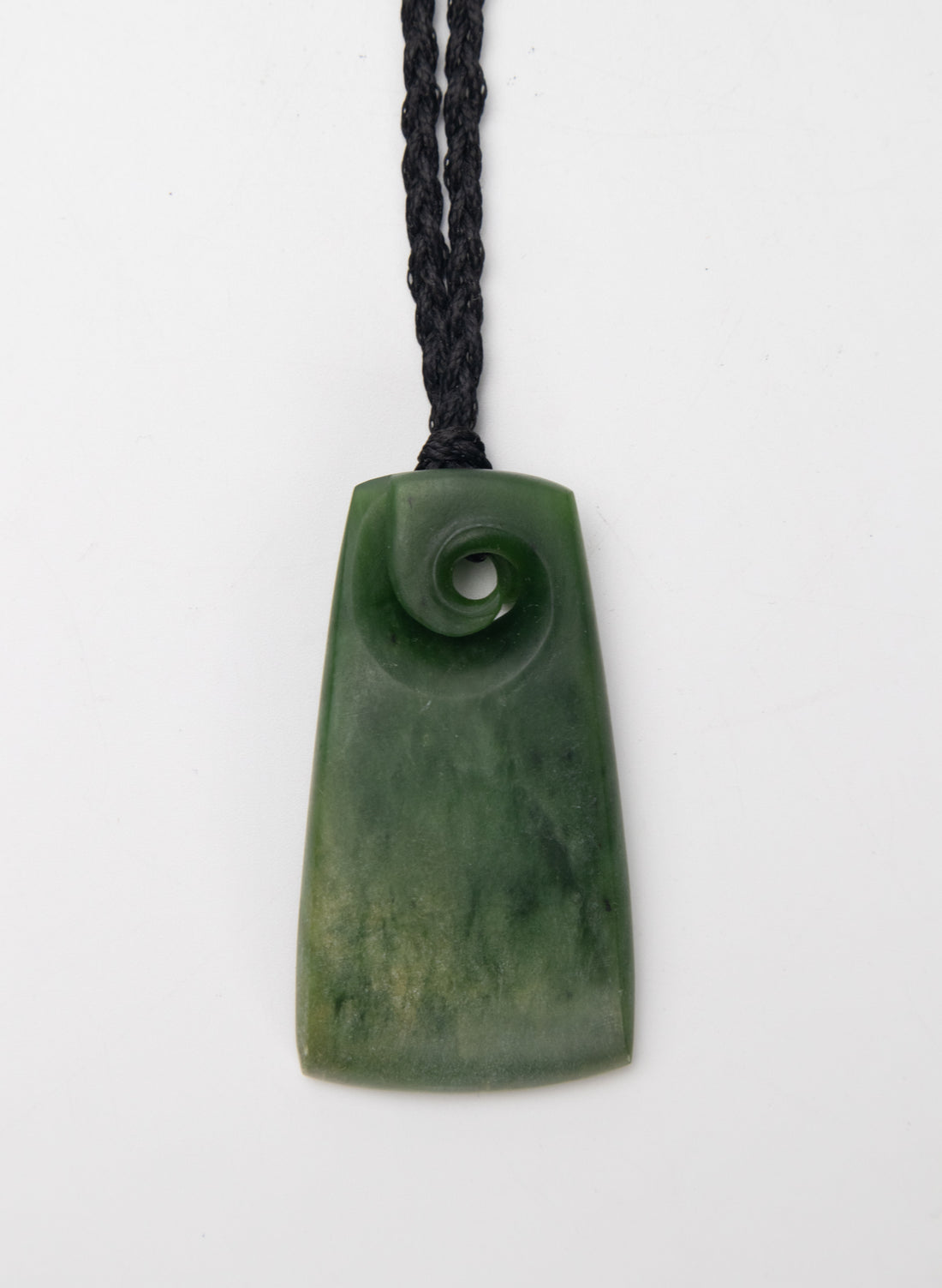 Rectangular Koru Pounamu Toki