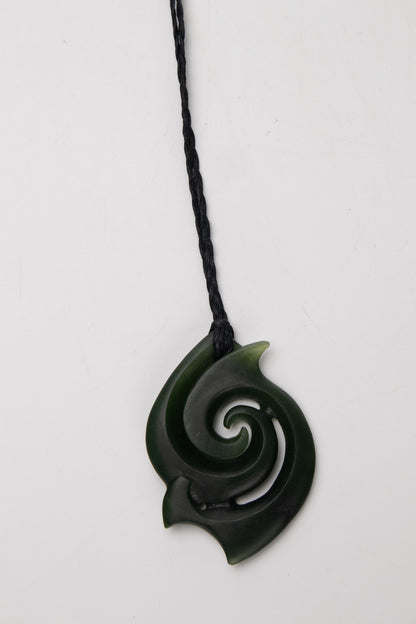 Double Koru Pounamu Pendant