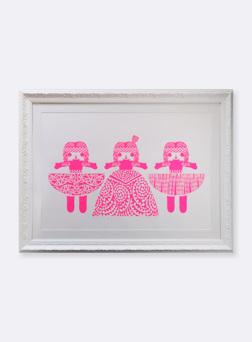 Aroha Nui | Pink - Screen Print