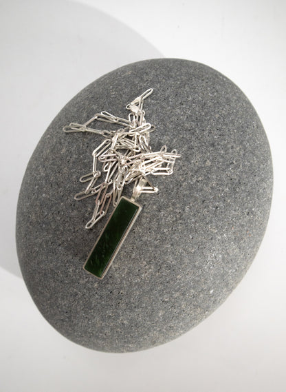 Column Pounamu Link Pendant