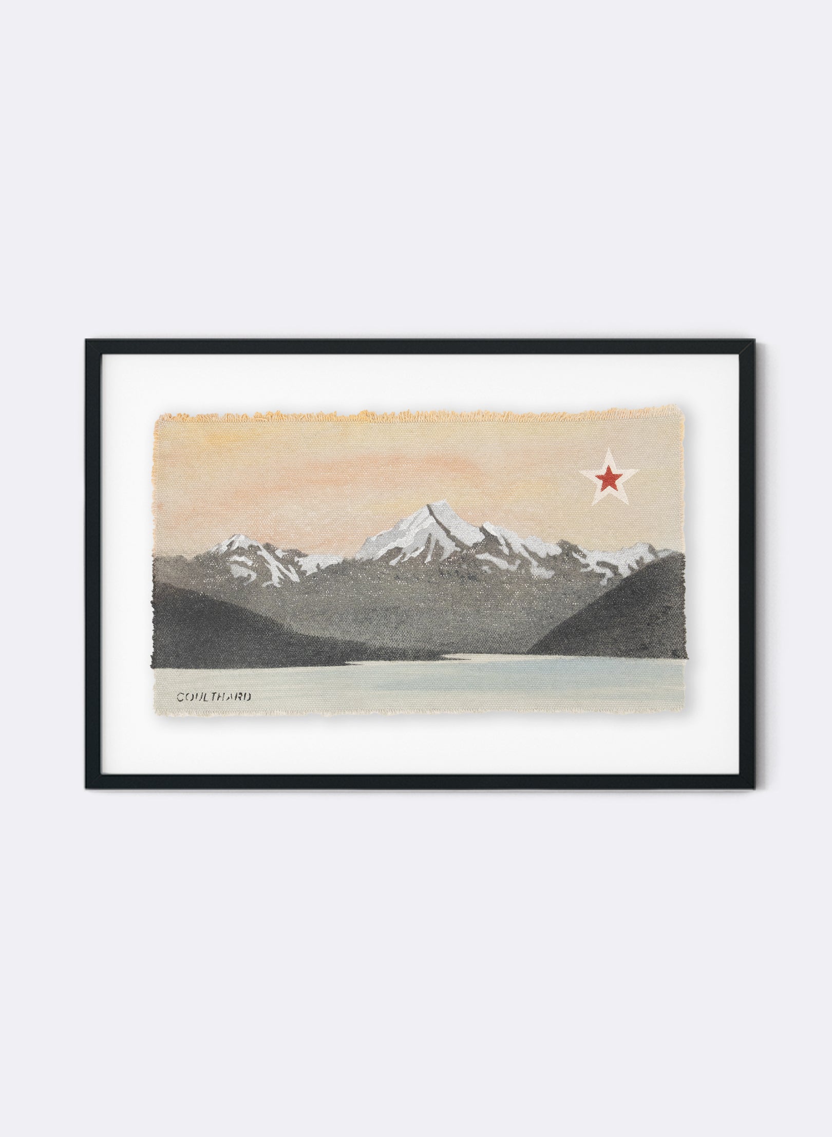 Aoraki/Mt Cook - Postcard Artwork - Sunrise