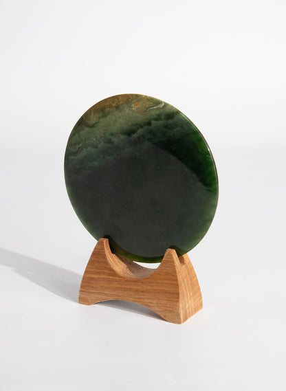 Disc Pounamu Sculpture