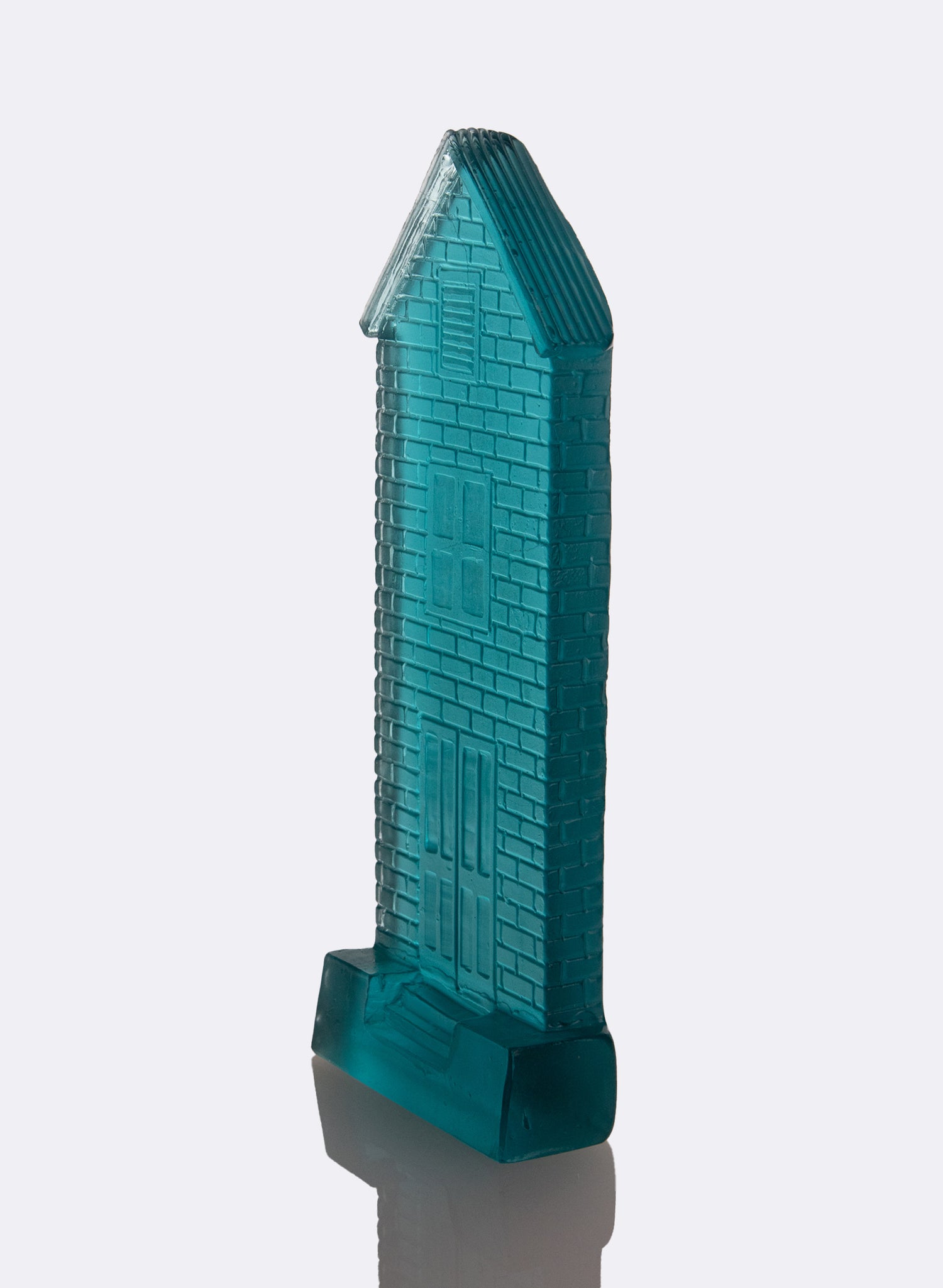 Cast Glass TownHouse - Aquamarine