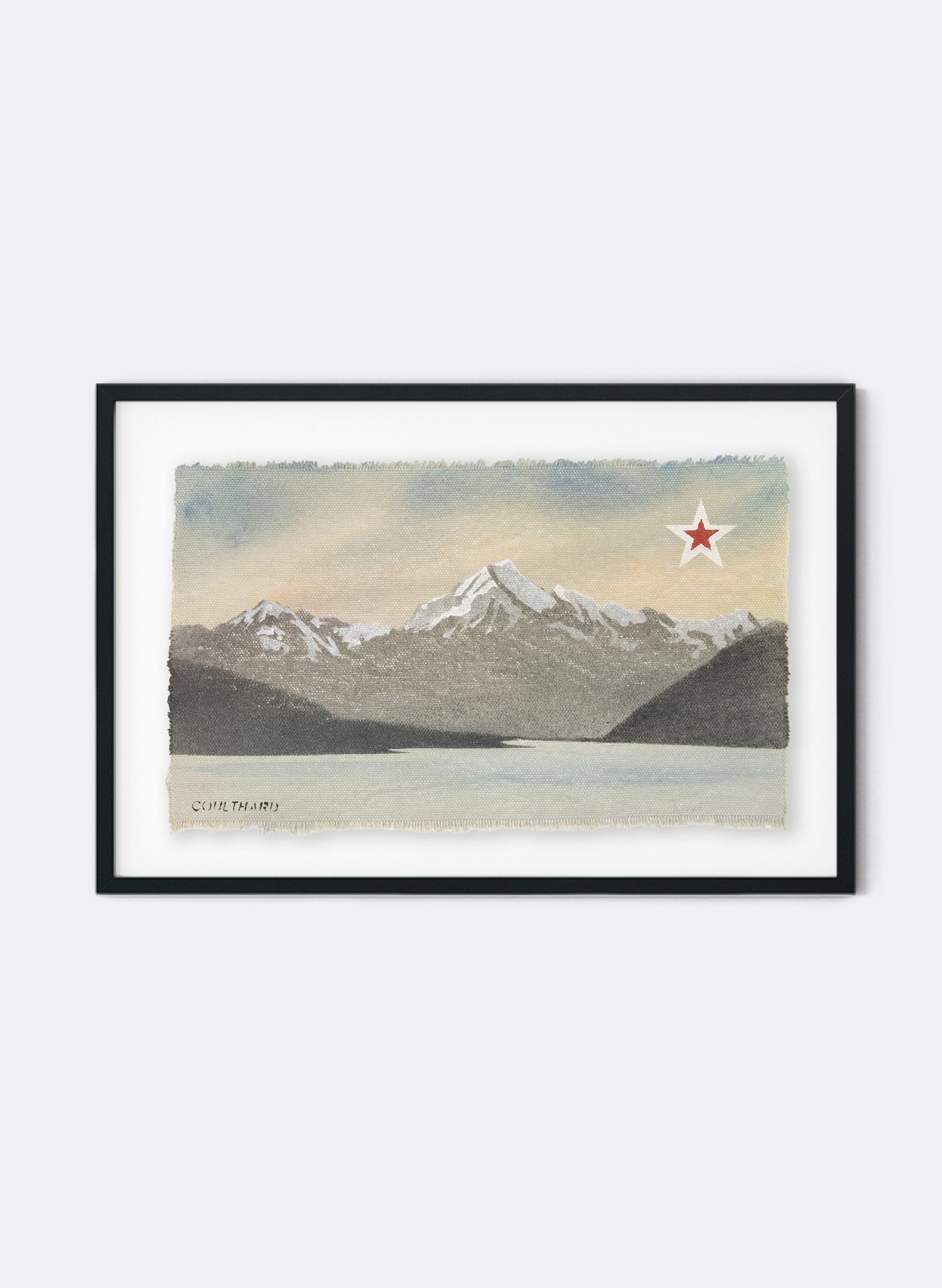 Aoraki/Mt Cook - Postcard Artwork - Blues