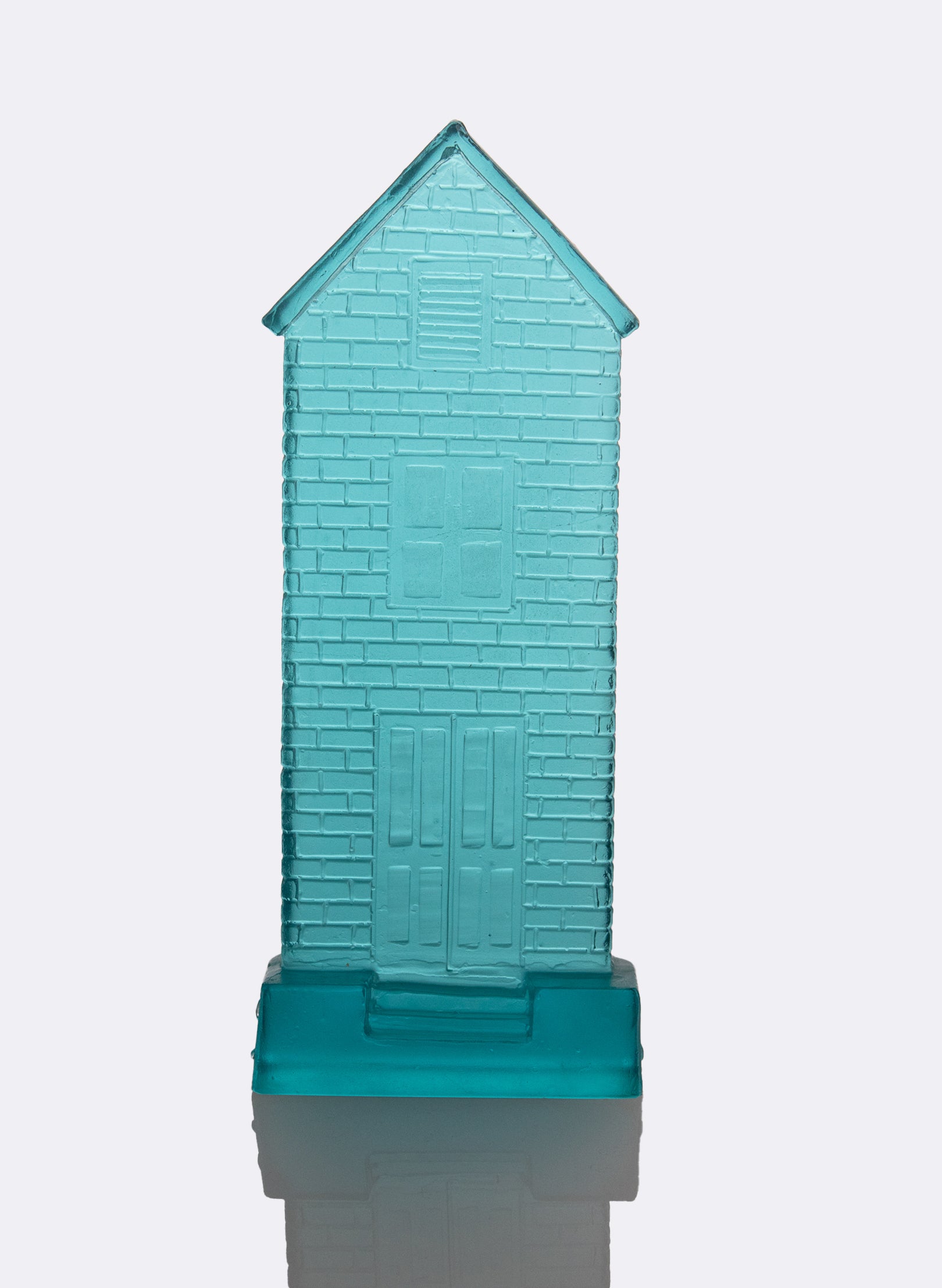 Cast Glass TownHouse - Aquamarine