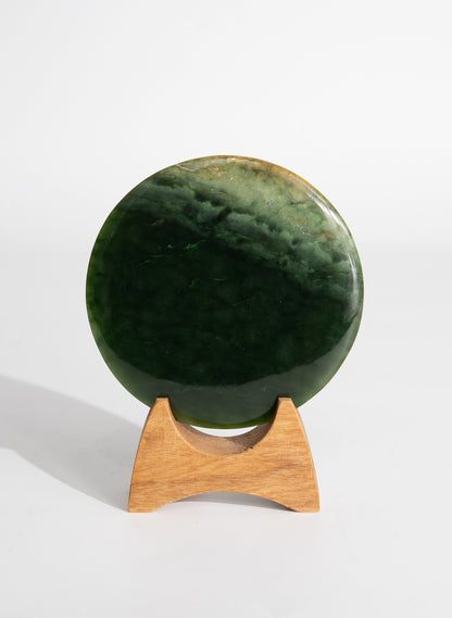 Disc Pounamu Sculpture