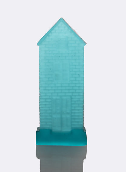 Cast Glass TownHouse - Aquamarine