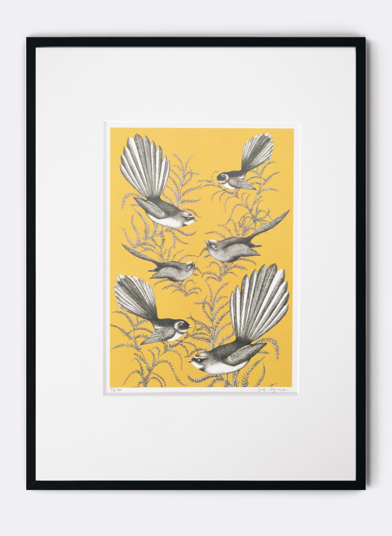 Fantail (Mustard) - Digital Print