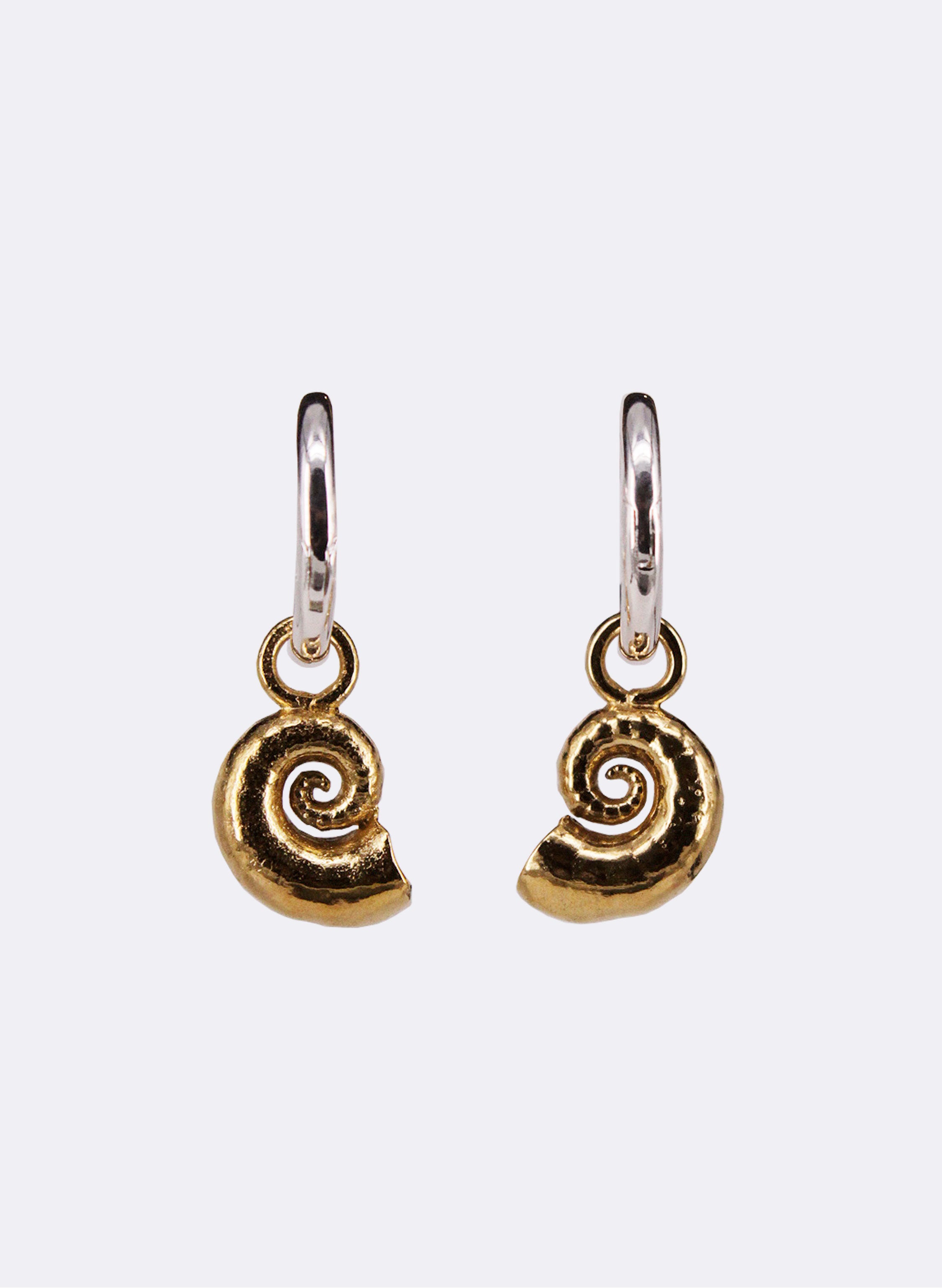 Spiral Shell - Sterling offers Silver Earrings