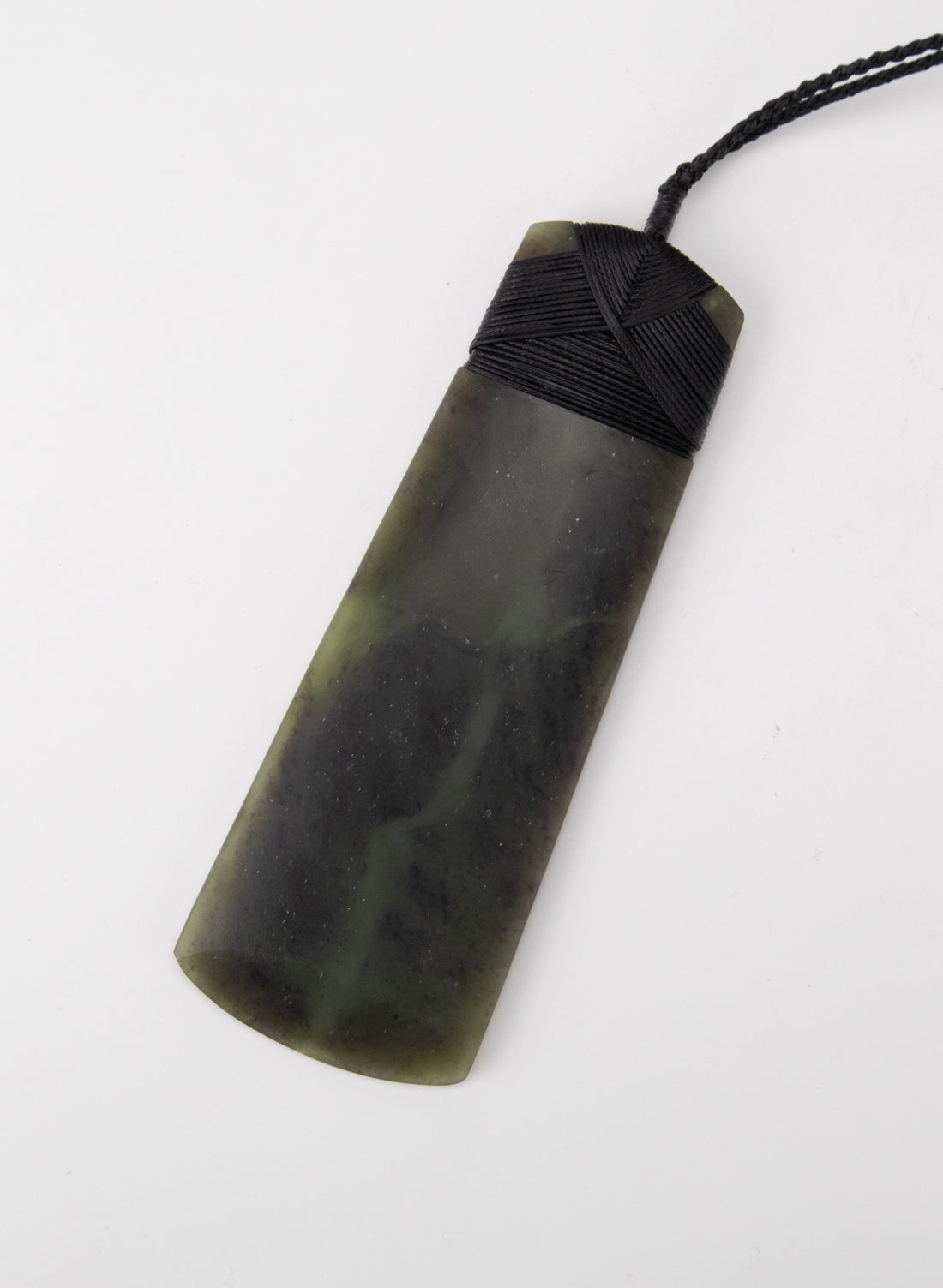 Large Crossover Lashed Pounamu Toki