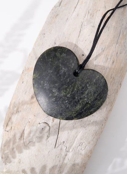 Large Pounamu Heart