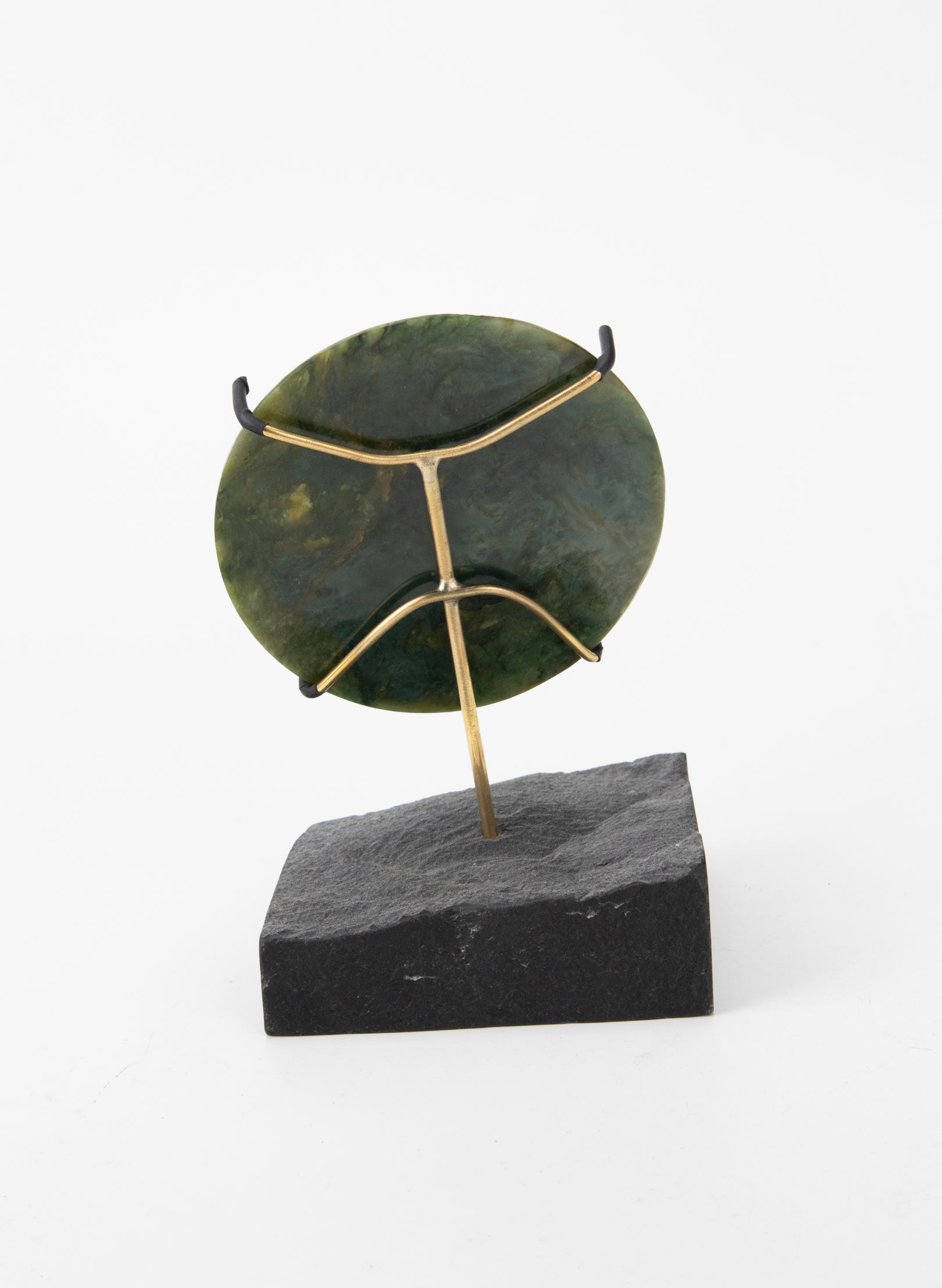 Pounamu Disc Sculpture