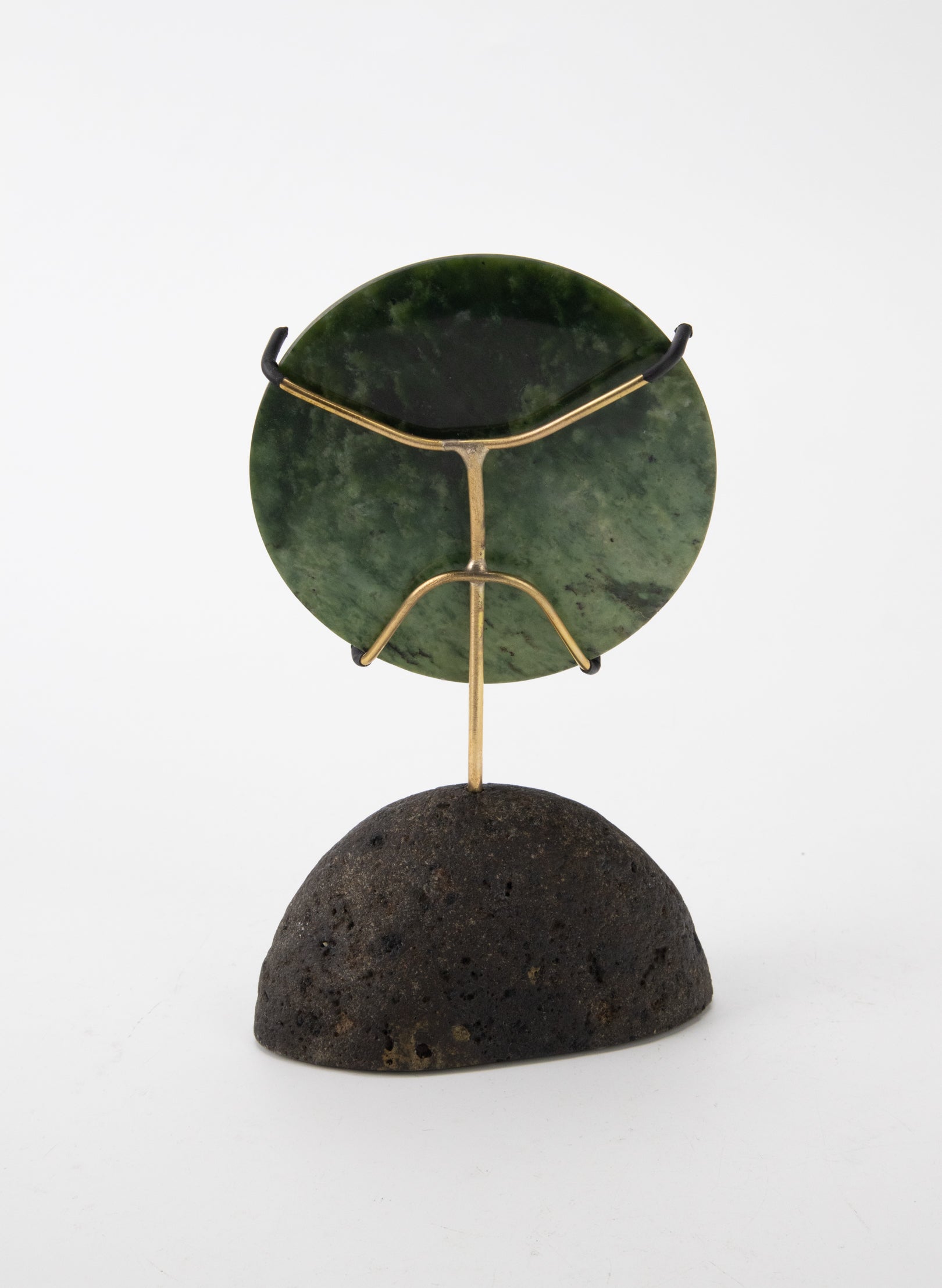 Pounamu Disc Sculpture