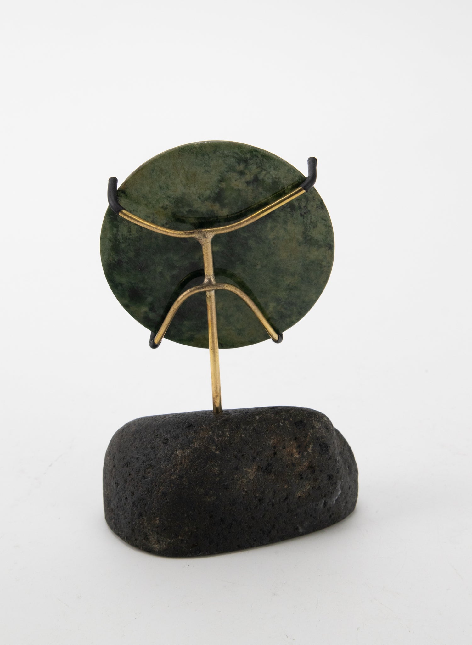 Pounamu Disc Sculpture