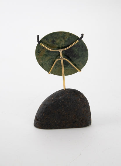 Pounamu Disc Sculpture