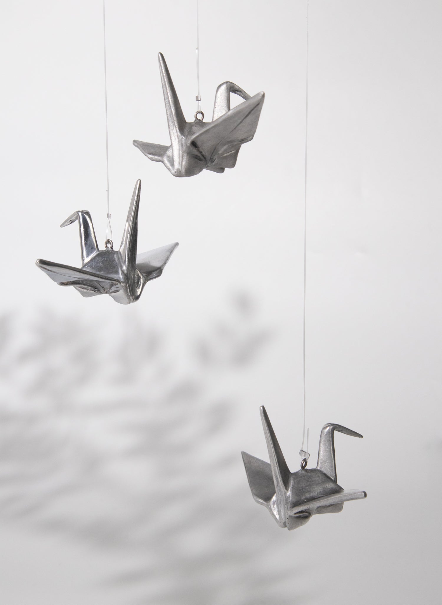 Hanging Crane Sculpture - Smooth