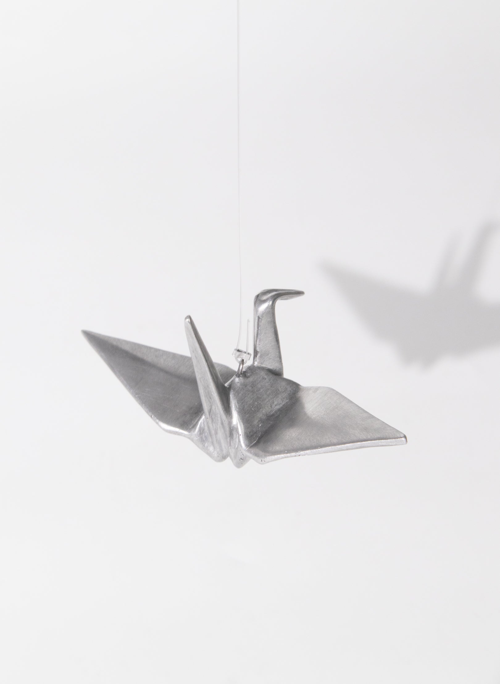 Hanging Crane Sculpture - Smooth