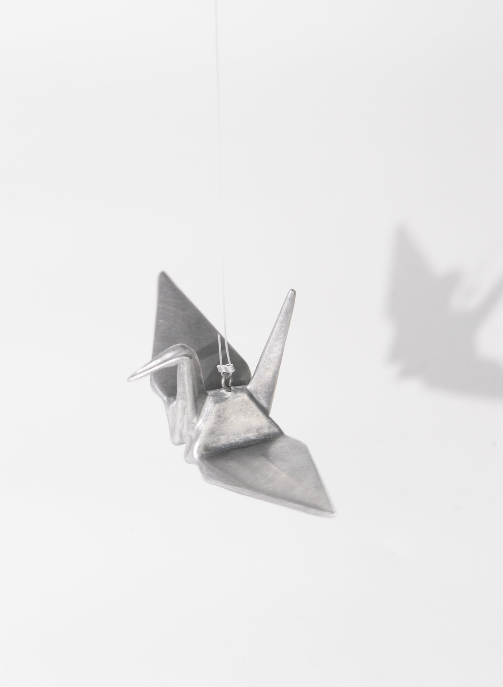 Hanging Crane Sculpture - Smooth