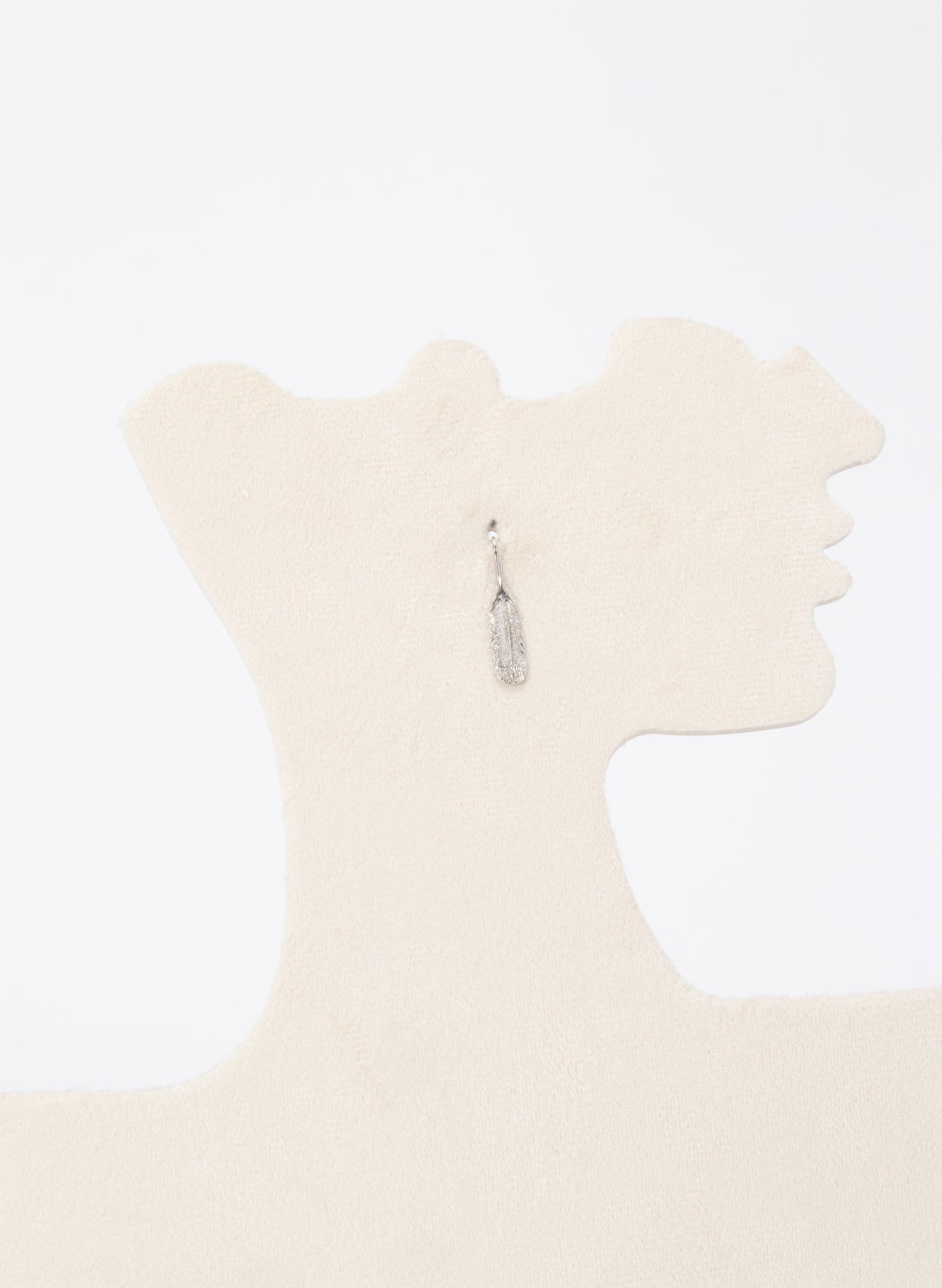 Small Feather Hook Earrings