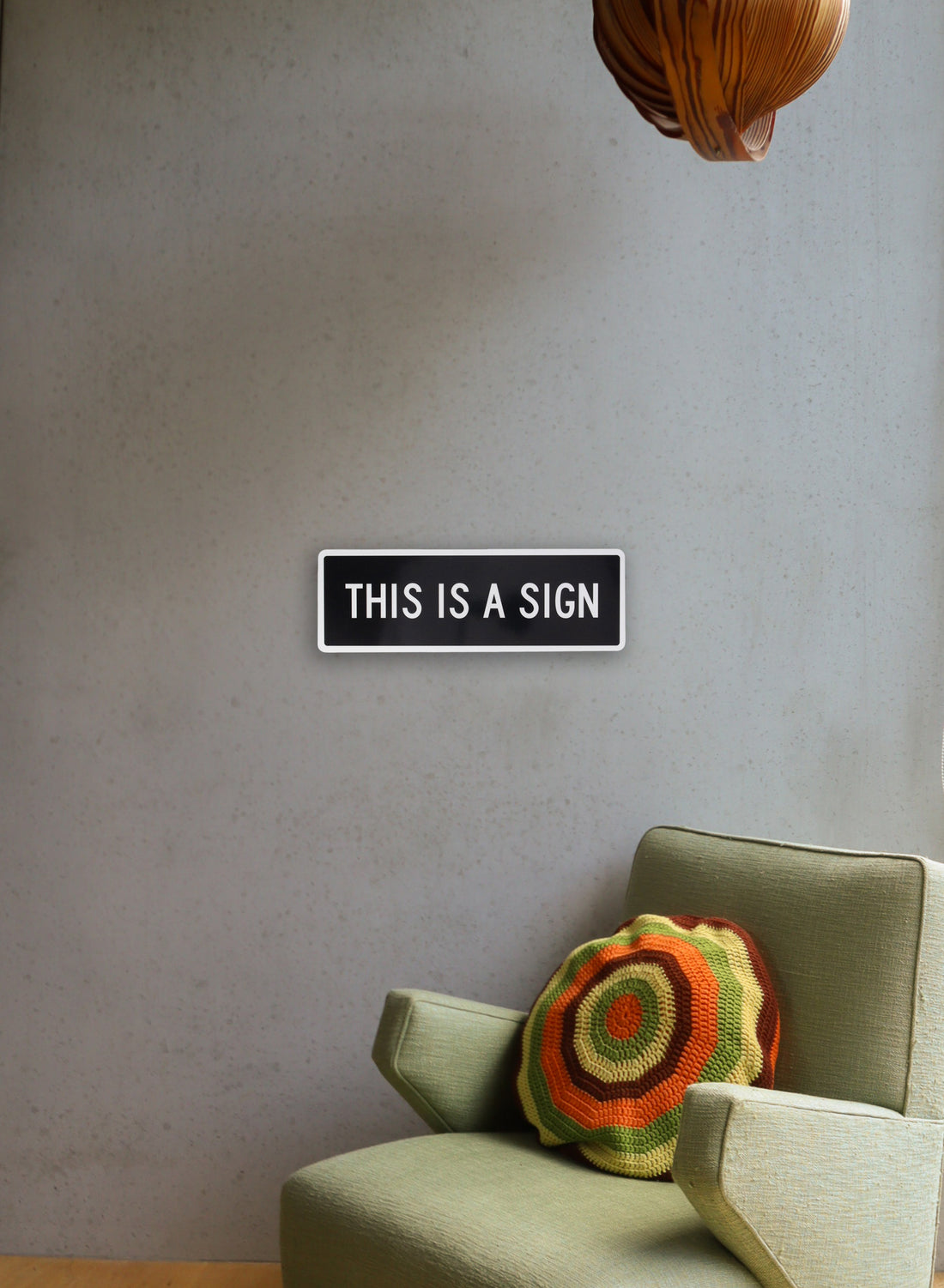 This is a Sign - Black Large