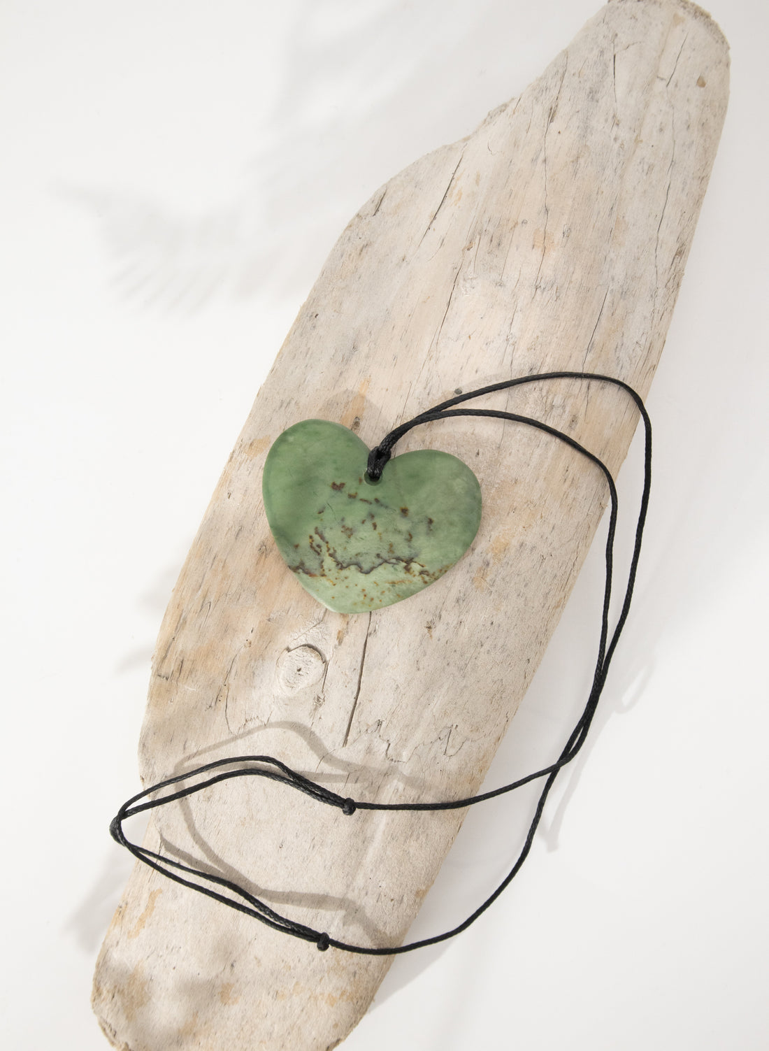 Medium Pounamu Heart