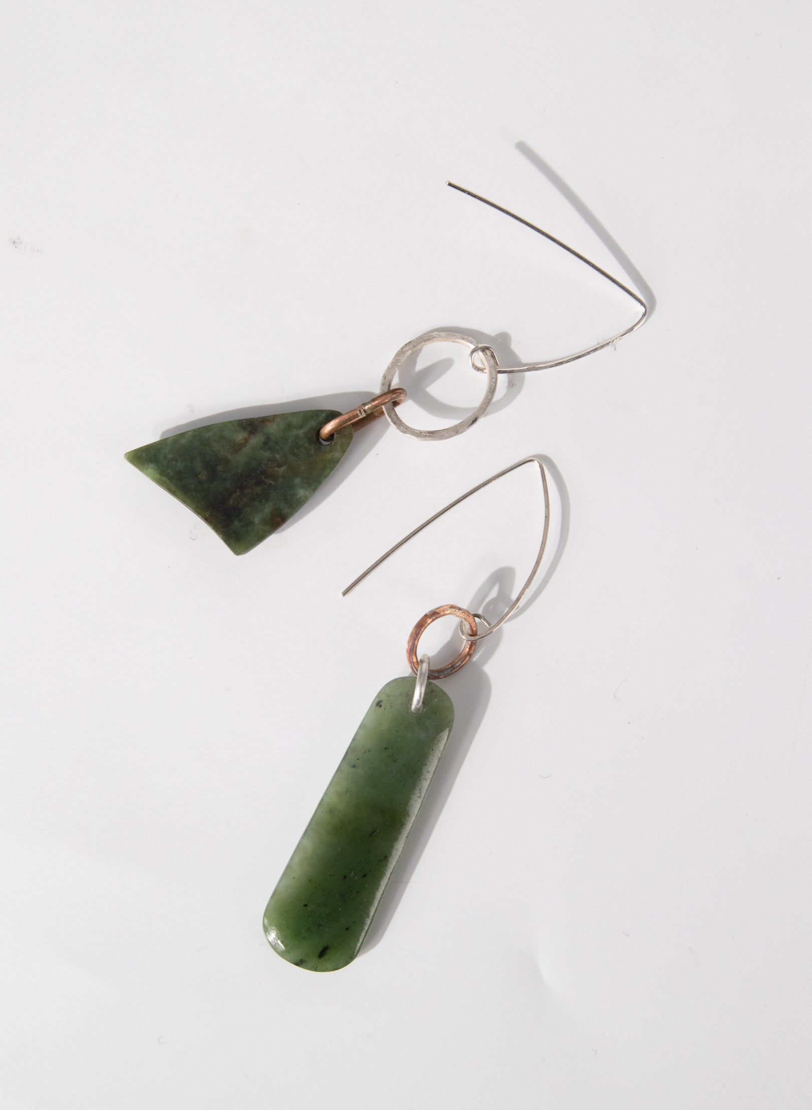 Pounamu Asymmetric Earrings 