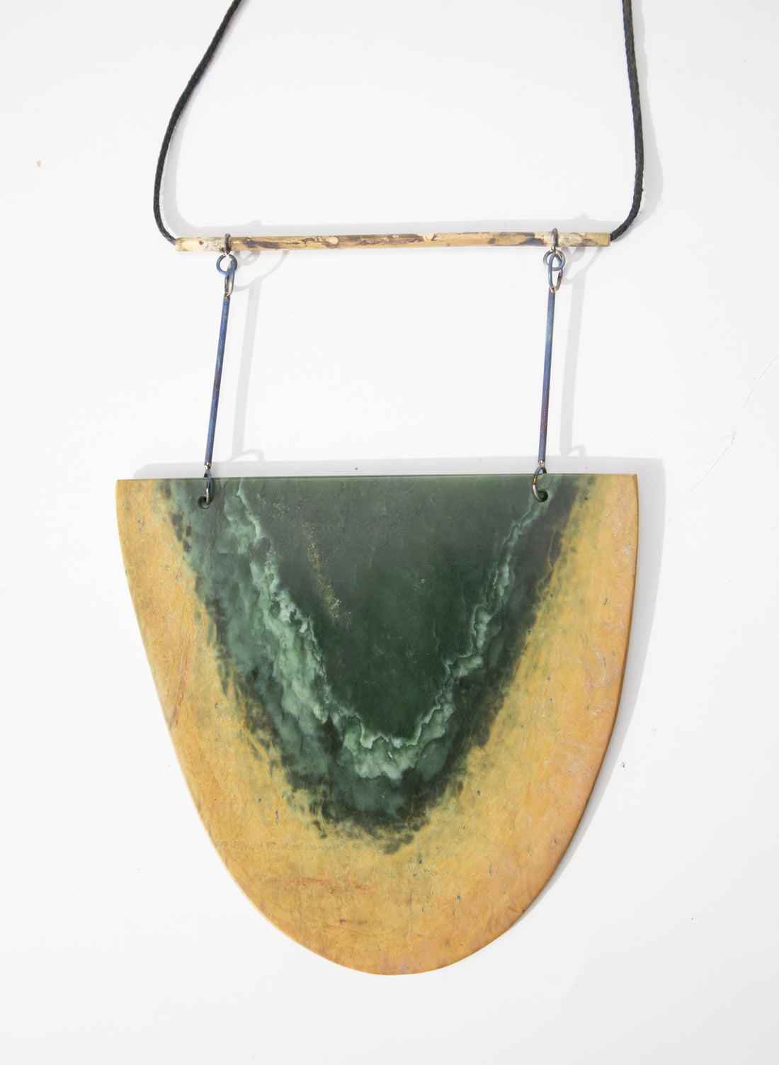 NZ Pounamu Necklace - Titanium