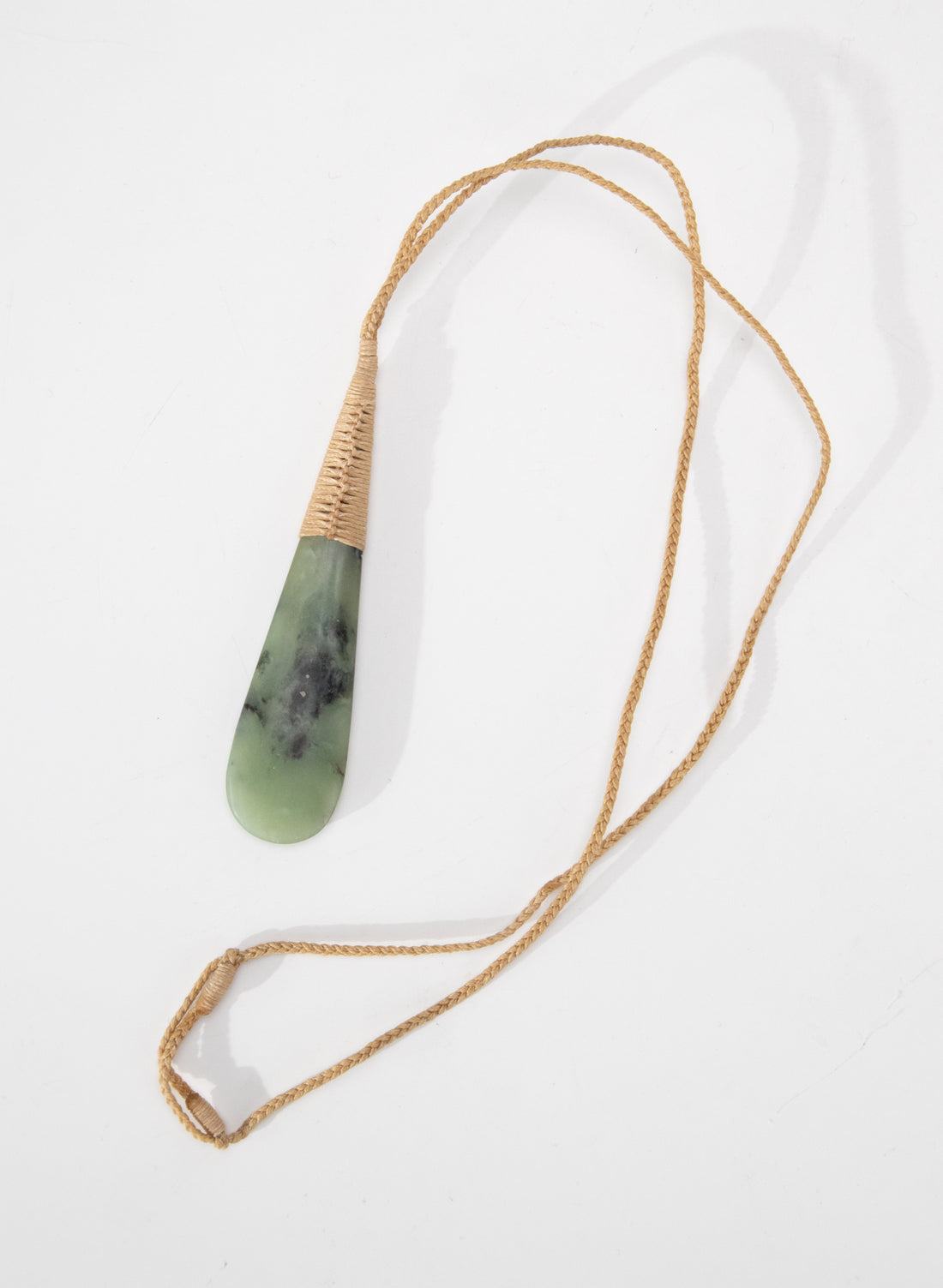 Bound Drop Pounamu Pendant