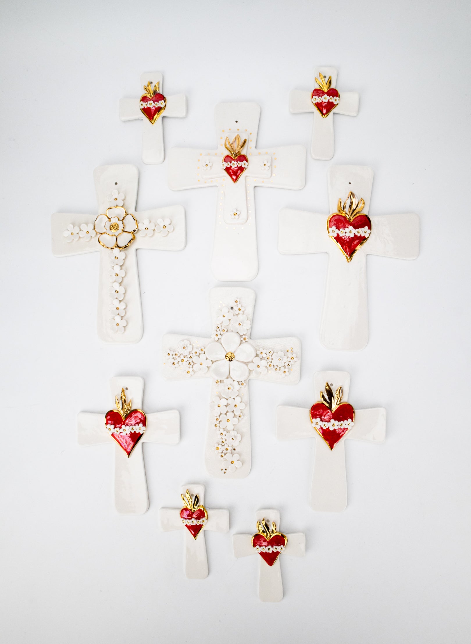 Large Sacred Heart Cross 