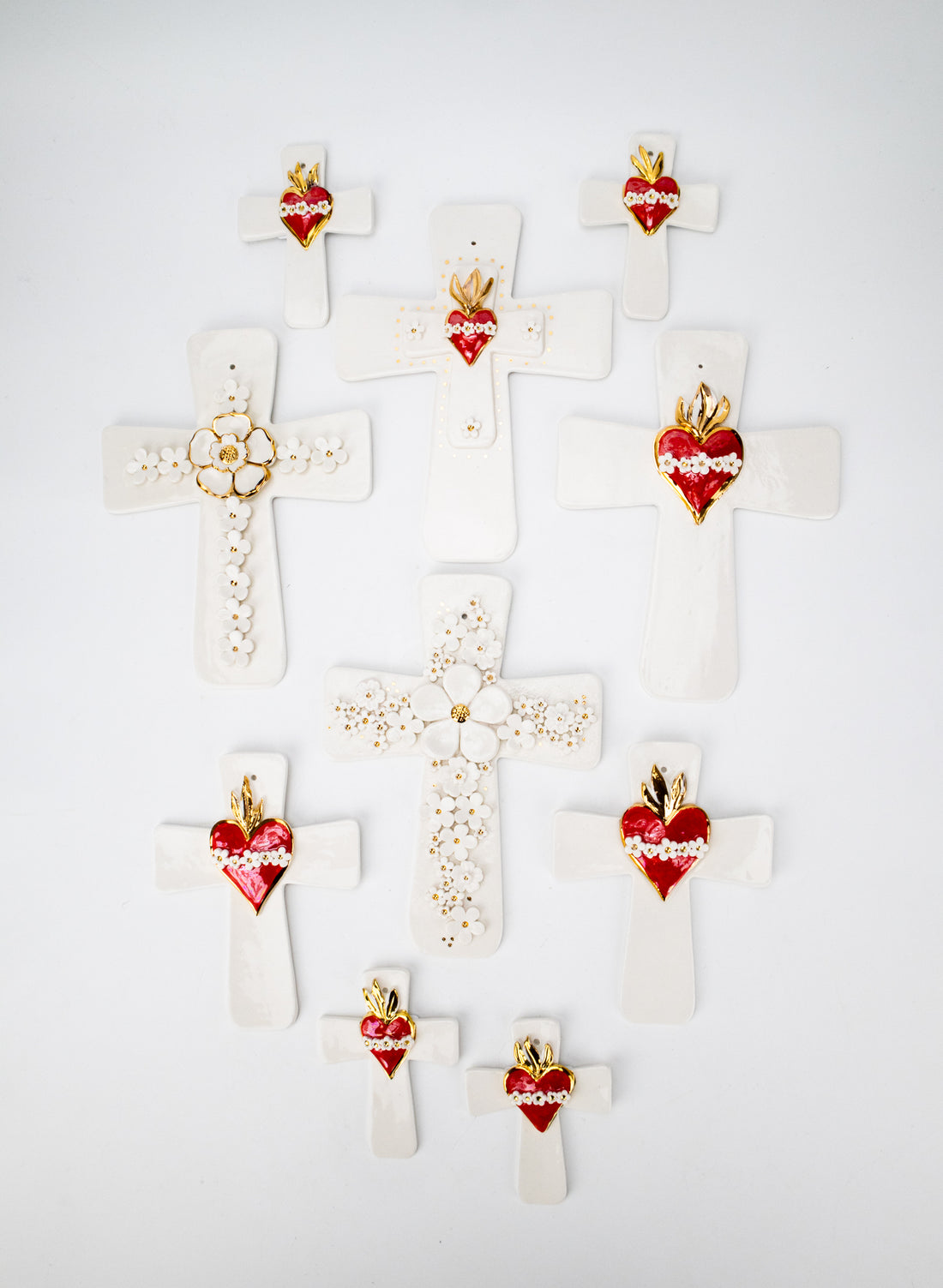 Small Sacred Heart Cross