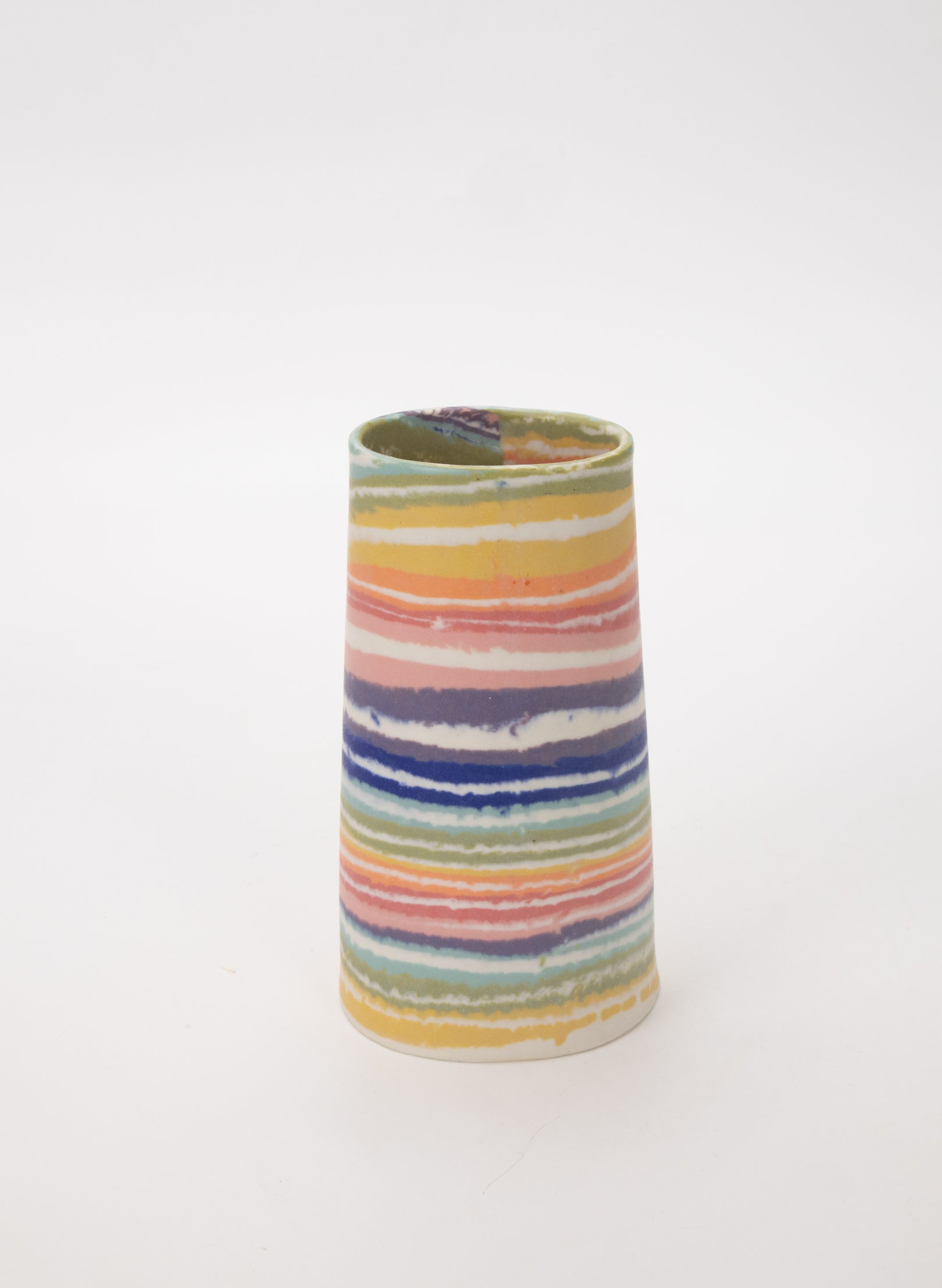 Nerikomi Rainbow Large Vase