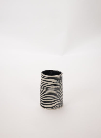 Nerikomi Black Small Vase