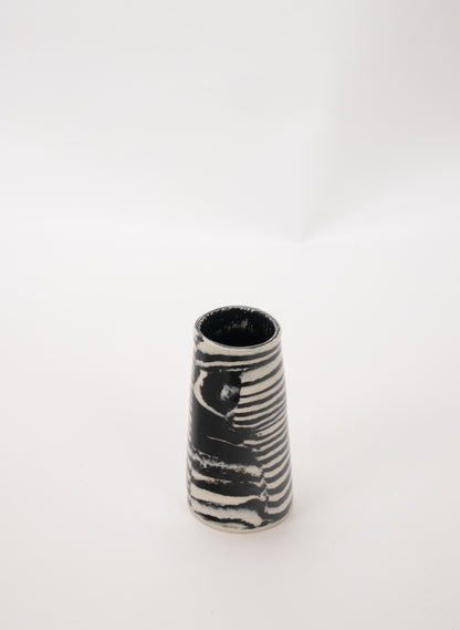 Nerikomi Black Small Vase