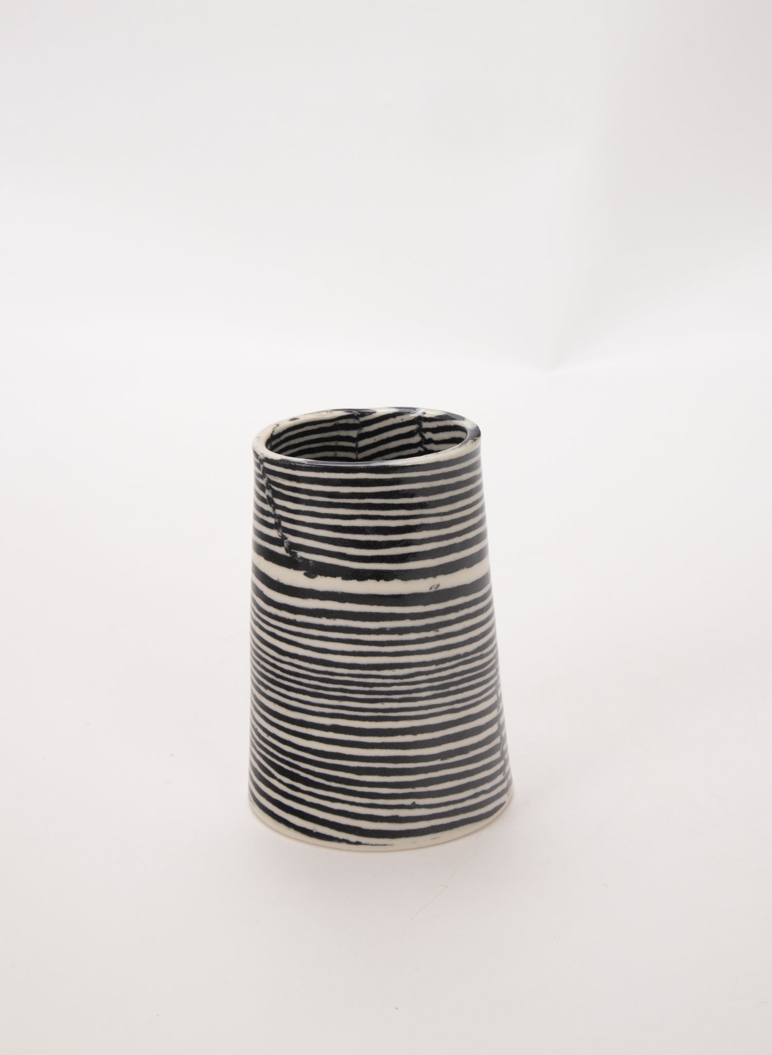 Nerikomi Black Medium Vase