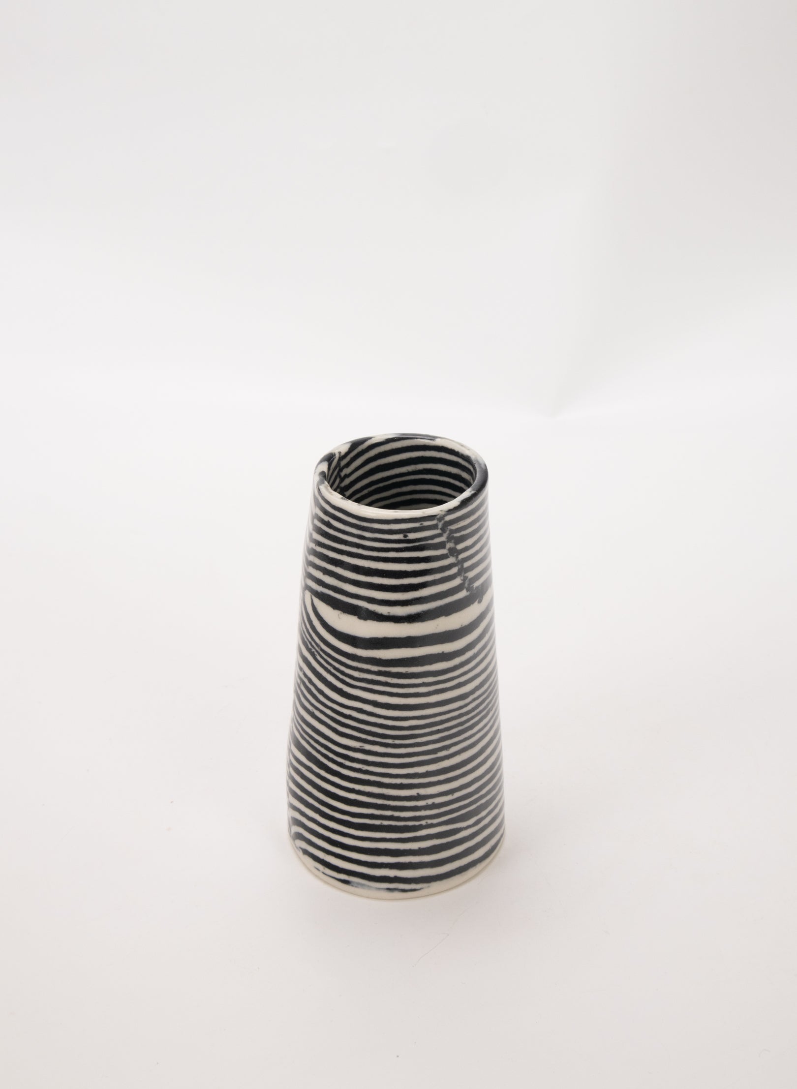 Nerikomi Black Medium Vase