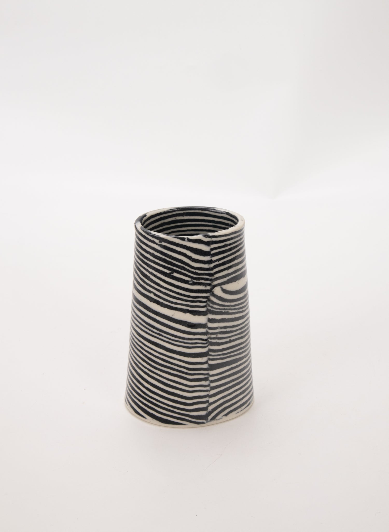 Nerikomi Black Medium Vase