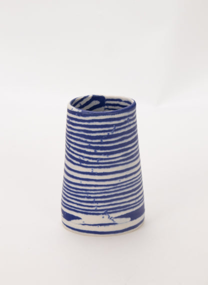 Nerikomi Dark Blue Medium Vase