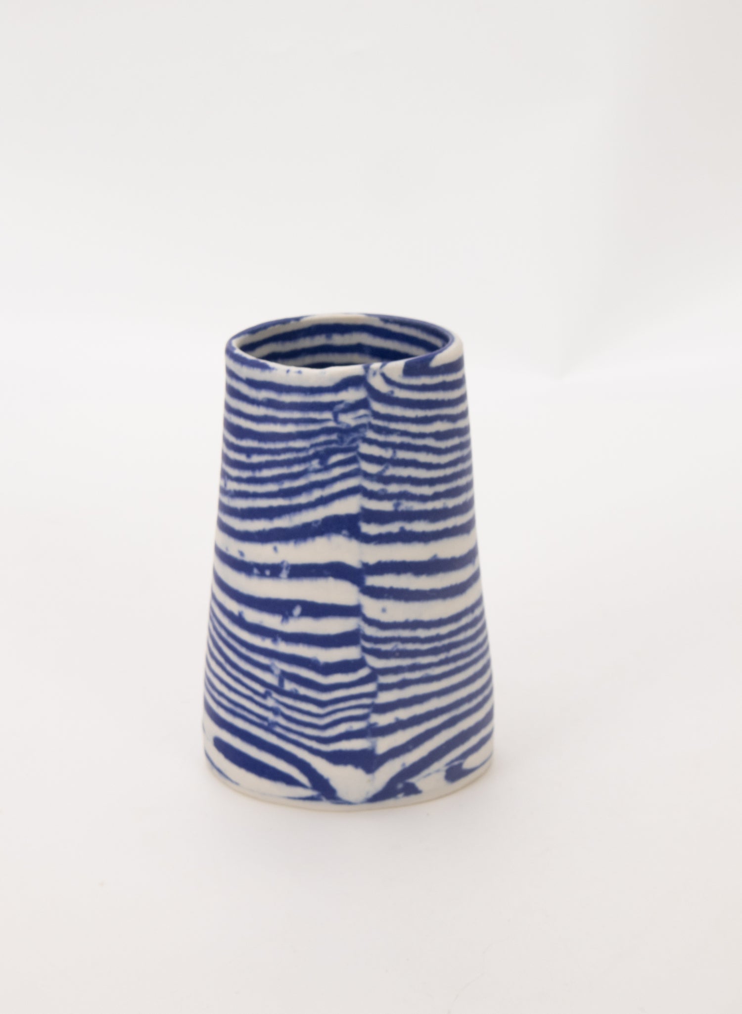 Nerikomi Dark Blue Medium Vase