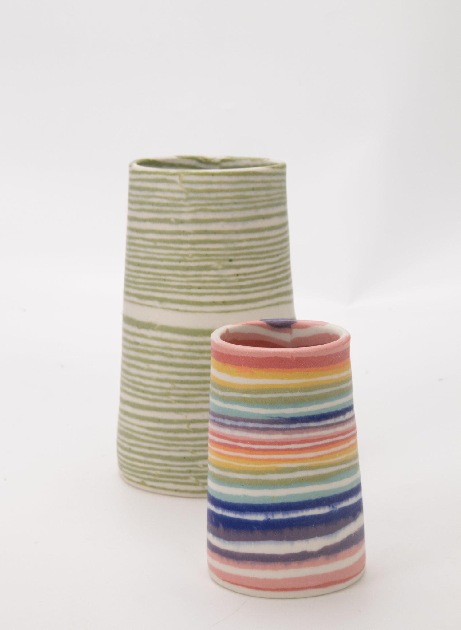 Nerikomi Rainbow Small Vase