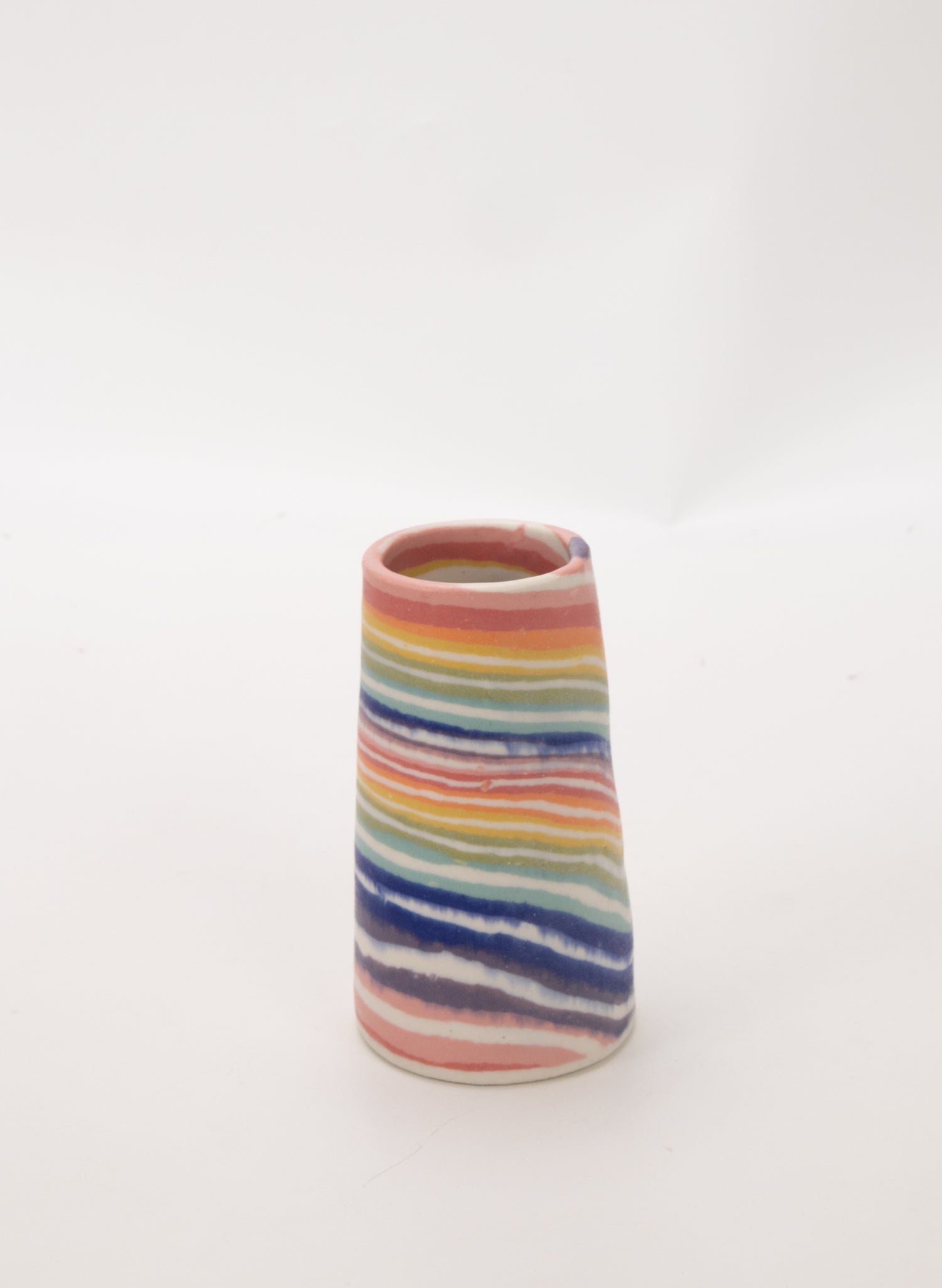 Nerikomi Rainbow Small Vase