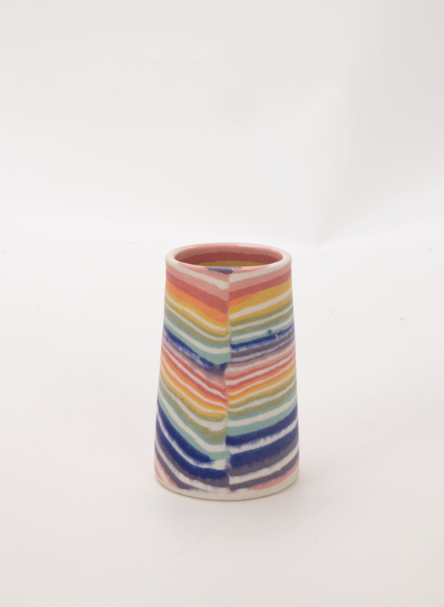 Nerikomi Rainbow Small Vase