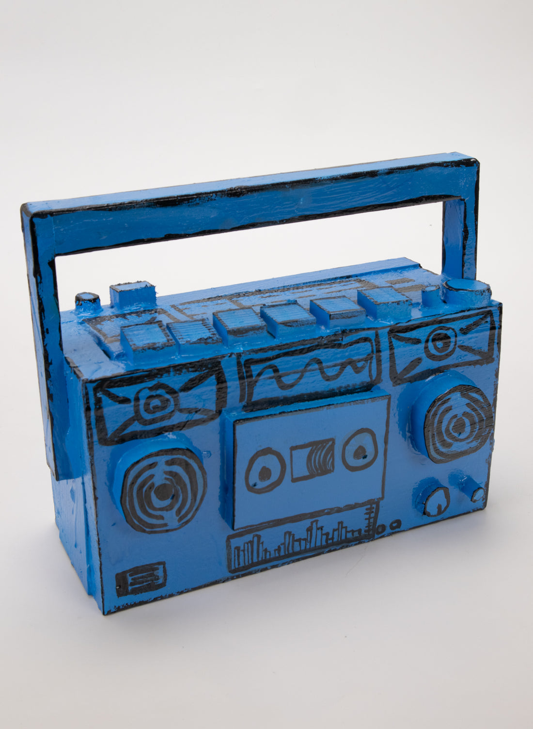 Ghetto Blaster Blue - Large