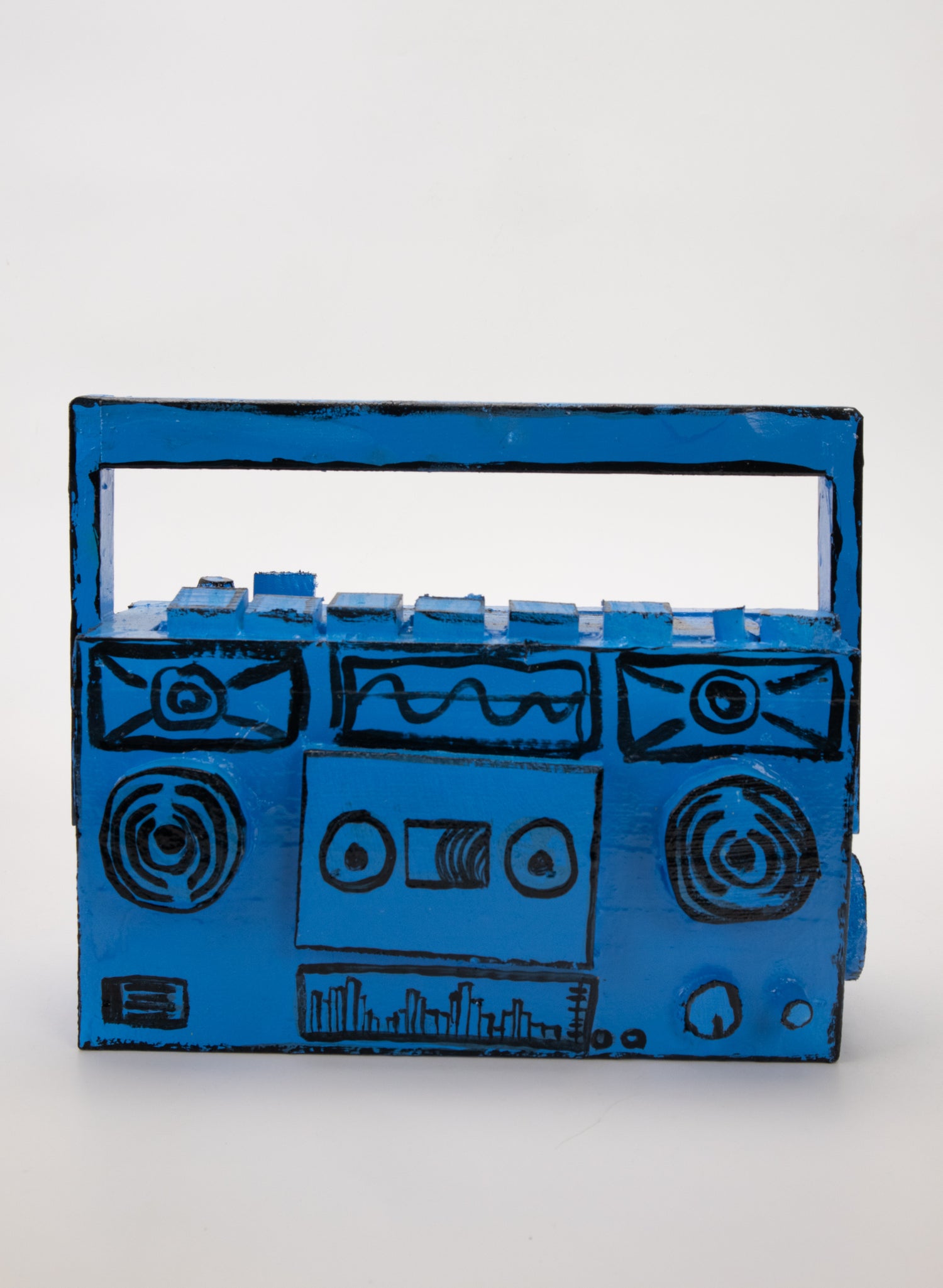 Ghetto Blaster Blue - Large