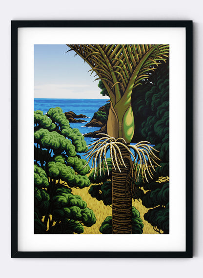 Lottin Point Nikau - Screen Print