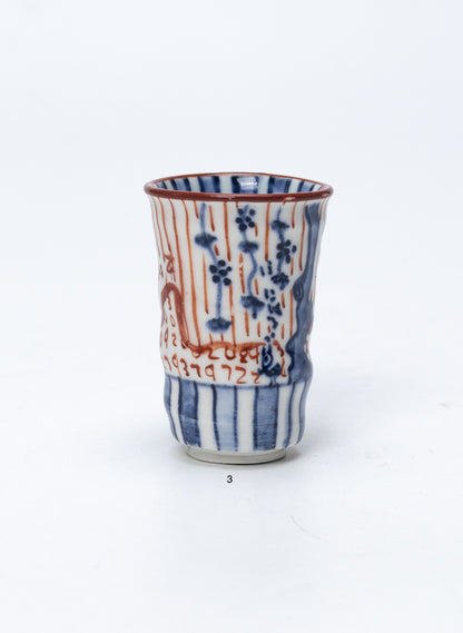 Nagasaki Red Ceramic Shot Glasses