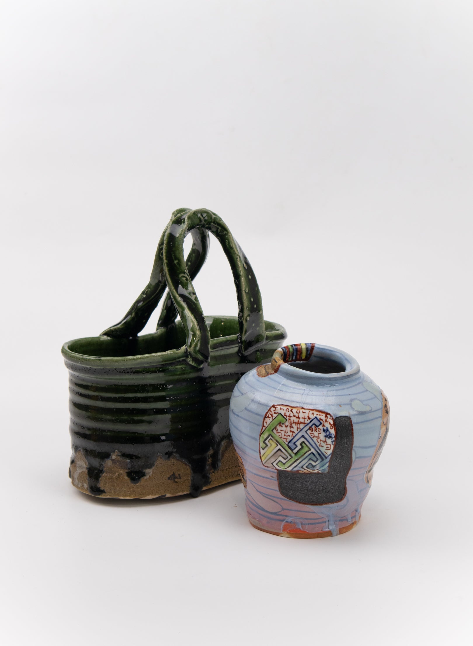 Iro-Shino Yobitsugi Vase