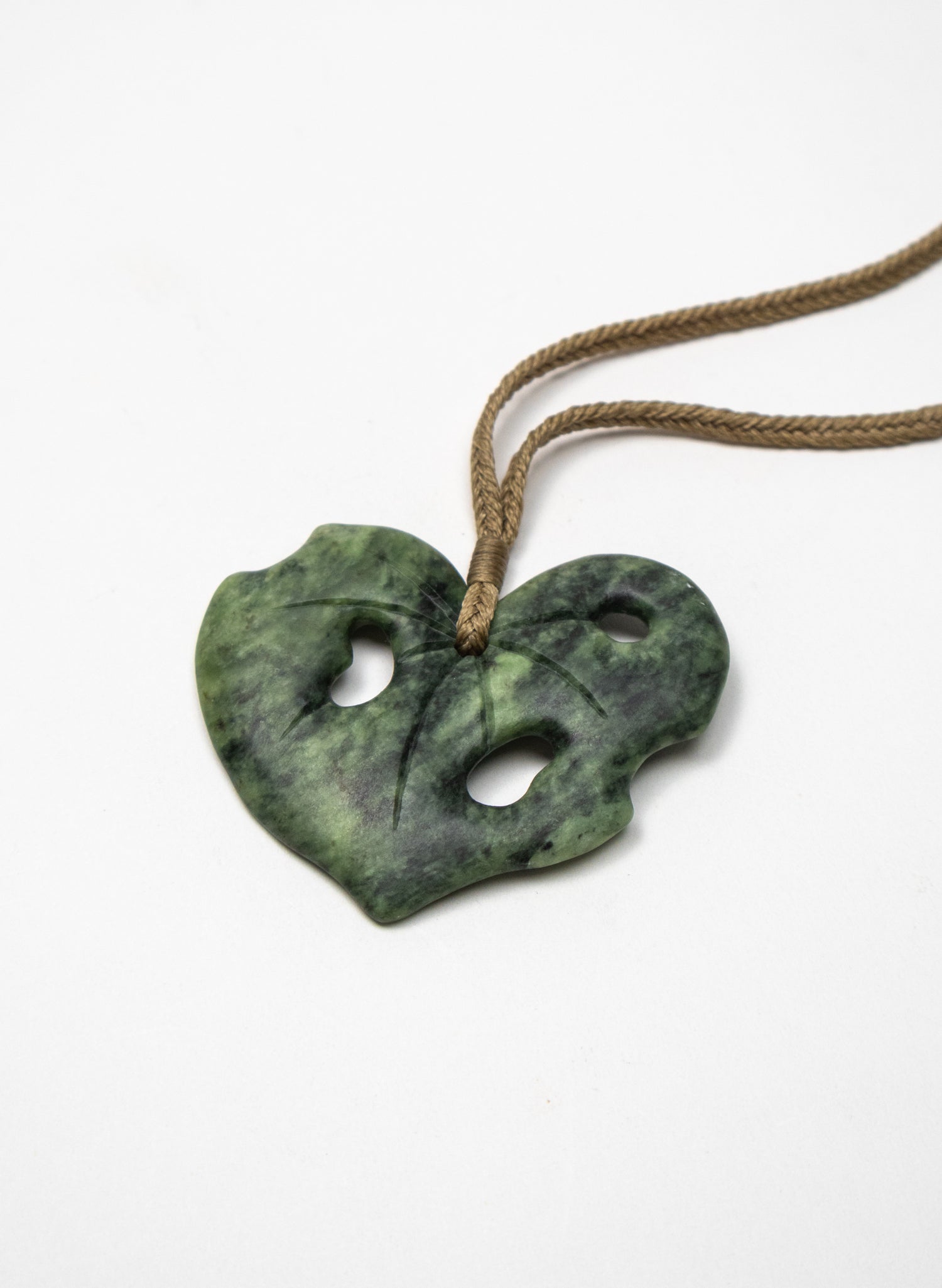 Pounamu Kawakawa Necklace 